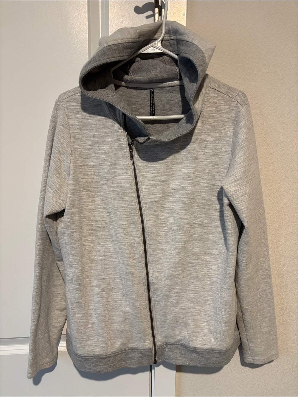 Women’s Kuhl Light Gray Hooded Zip Sweater - XL